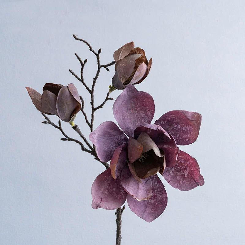 1PC Artificial Flowers Large Orchid Flowers Real Touch Wedding Party Decor Luxury Magnolia Branch Elegant Fake Flower