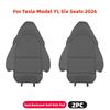 Car Seat Backrest Anti Kick Pad For Tesla Model 3/Y/YL Six Seats 2026 Leather Full Surround Seat Back Anti Scratch Protector Mat