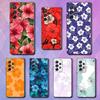 Hibiscus Hawaiian Flower Phone Case For Samsung S9,S10,S20,S10,S21,S25,S24,S23,Ultra,FE,Plus,Lite,Soft Silicone Black Cover