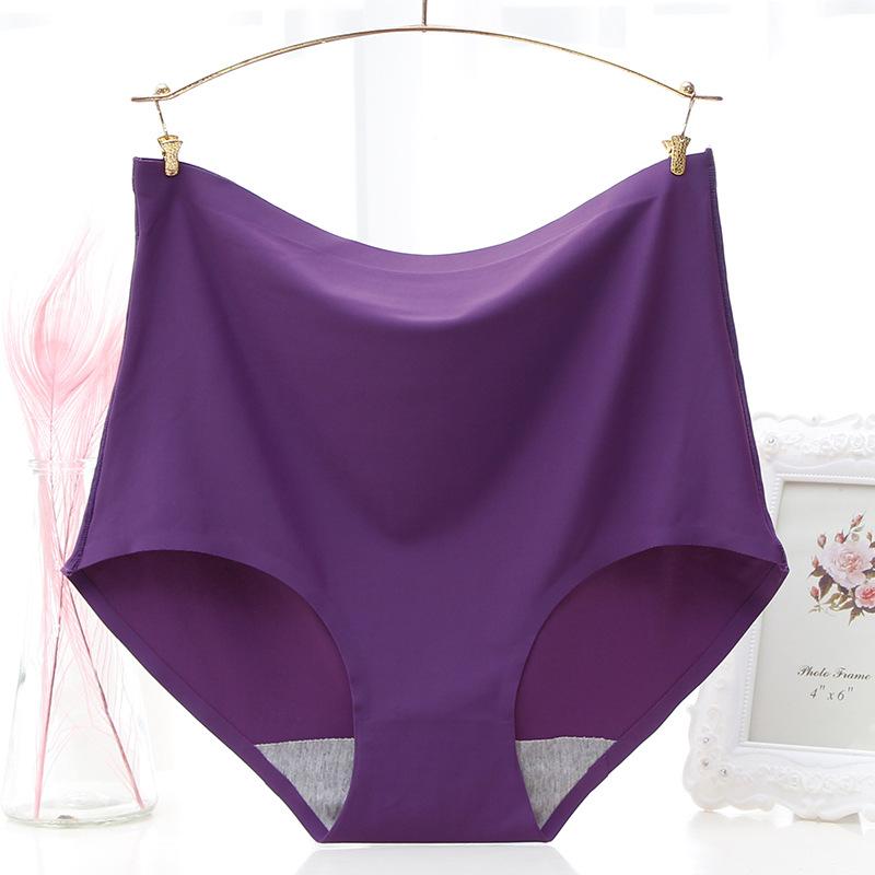 Underpants for Women Low Waisted Briefs with Black Fungus Edges Cute Simple Cotton Breathable Triangle Underwear Panties