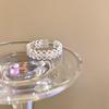 Elegant Floral Lace Adjustable Ring for Women