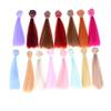 1 Stück 15 cm Länge natürliche Farbe dick 1/3/1/4 1/6 Bjd Perücken Puppenhaar