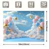2D plane 1 dreamy cloud and balloon perfect for family gatherings and daily decoration