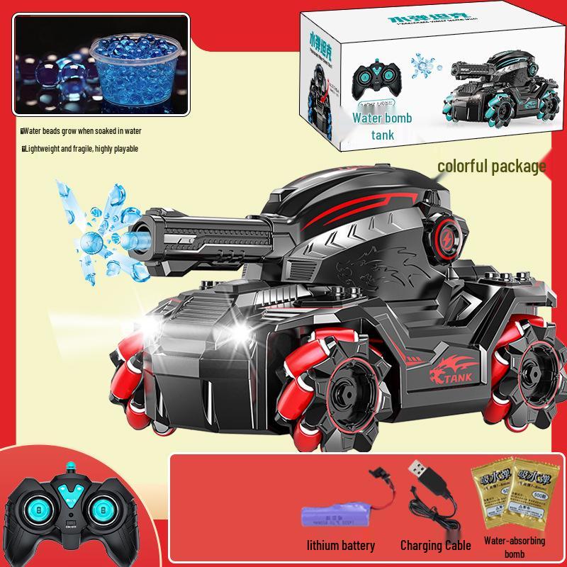 

Танк на радиоуправлении, стреляющий водяными бомбами: Игрушка-внедорожник 4WD с управлением жестами для мальчиков Standard Package [1 Lithium Battery]