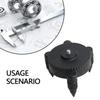 1/4Inch Interface Level Fine Adjustment Base Bracket 360 Degree Rotation Base Tripod Bracket For Indoor Outdoor Use