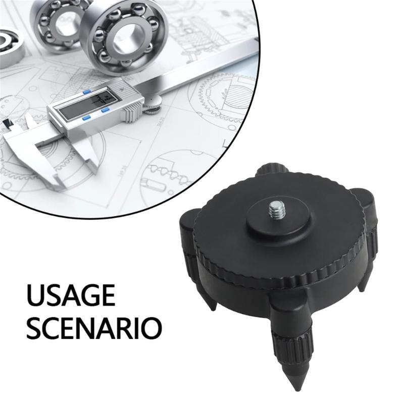 1/4Inch Interface Level Fine Adjustment Base Bracket 360 Degree Rotation Base Tripod Bracket For Indoor Outdoor Use