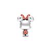 Pandora Disney series bow Minnie charm silver silver