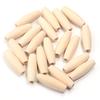 20-200Pcs Natural Oval Wooden Beads Large Hole Prayer Long Wood Bead Loose Spacer Beads For Bracelet Charms DIY Jewelry Findings