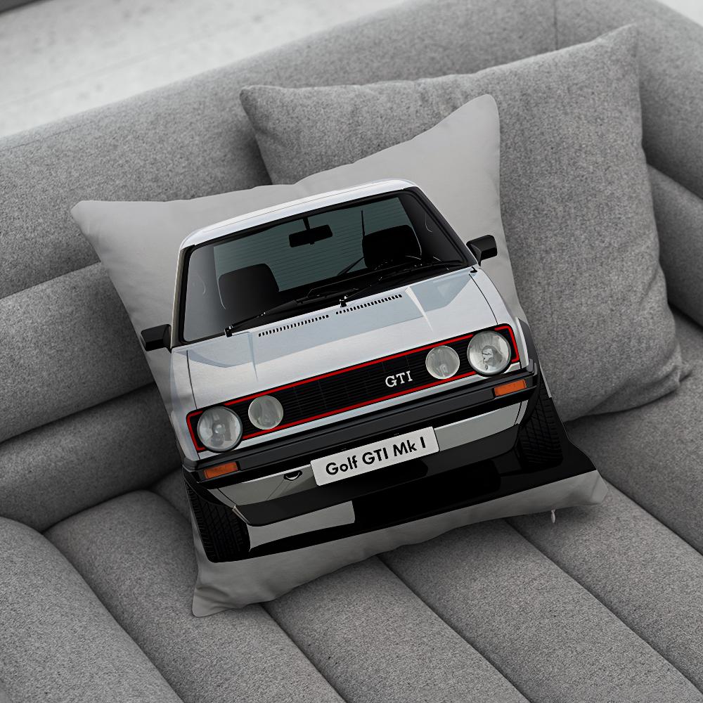 GGolf GGTI Car Pillow Case Soft Cushion Cases for Farmhouse Sofa Decor Home Decorations and Protector