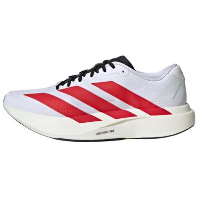 Scarpe da Corsa Adizero Evo Sl Tessute Comode Calzata Aumenta Altezza Uomo sneaker Bianco Rosso KK3675