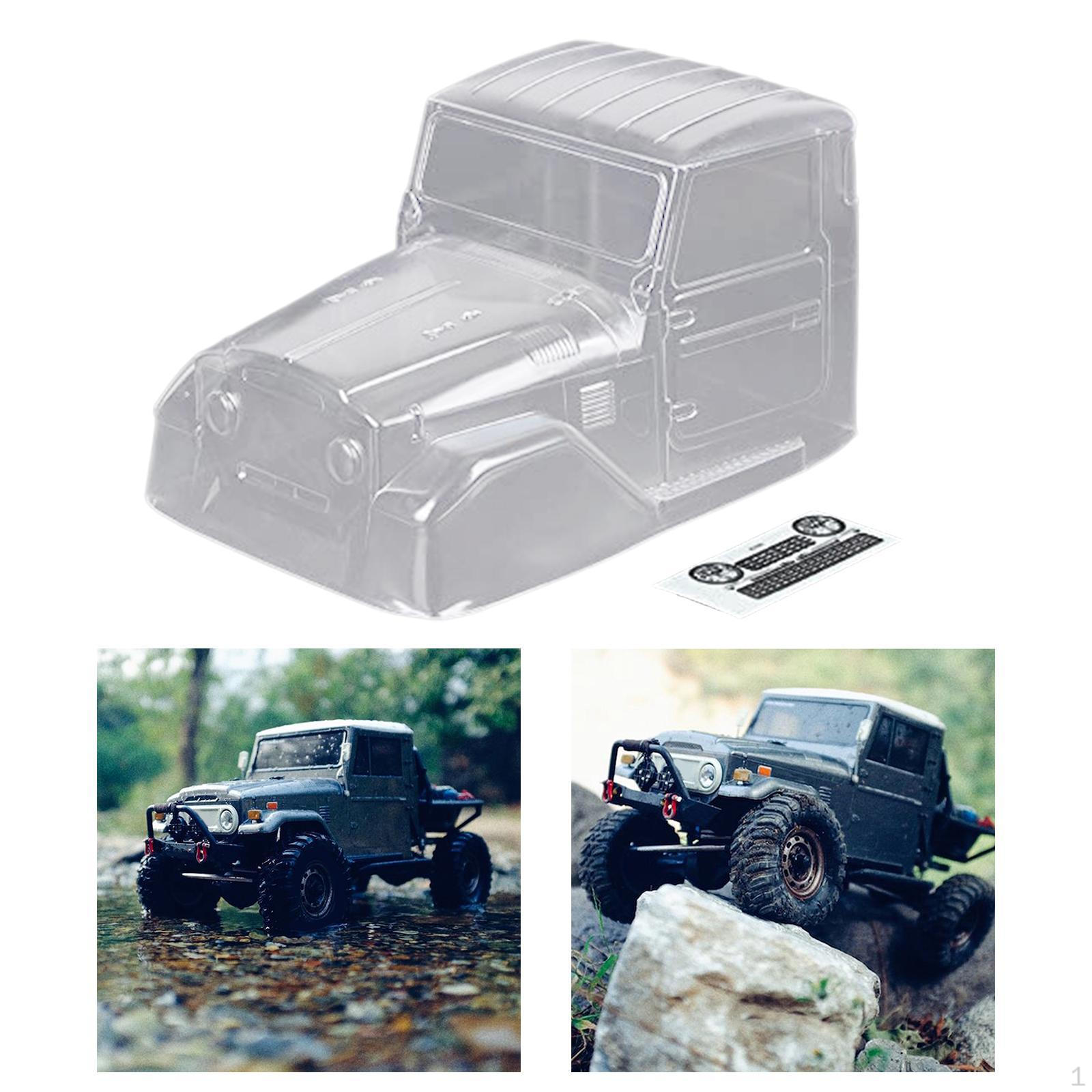 

RC Truck Body Shell Clear Unpainted Realistic DIY 11.02 Classic Model Car