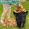 Robust Metal Leaf Bag Holder For 30-45 Gallon Garden Waste Flexible Frame Outdoor Trash Storage