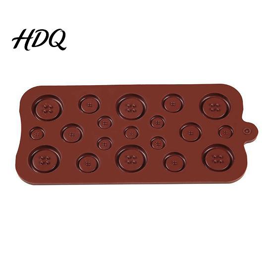 DIY Dessert Molds 19-Hole Silicone Button Molds Three Sizes Cake Decorating Tray Cupcake Topper Makers Flexible Easy Release Baking Gadgets