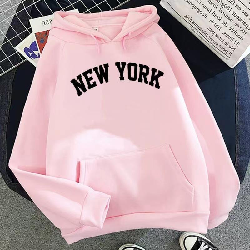Europäische und Amerikanische Neue Herren- und Damenbekleidung Herbst und Winter Paare Lockeres Oberteil Fleece Hoodie Pullover
