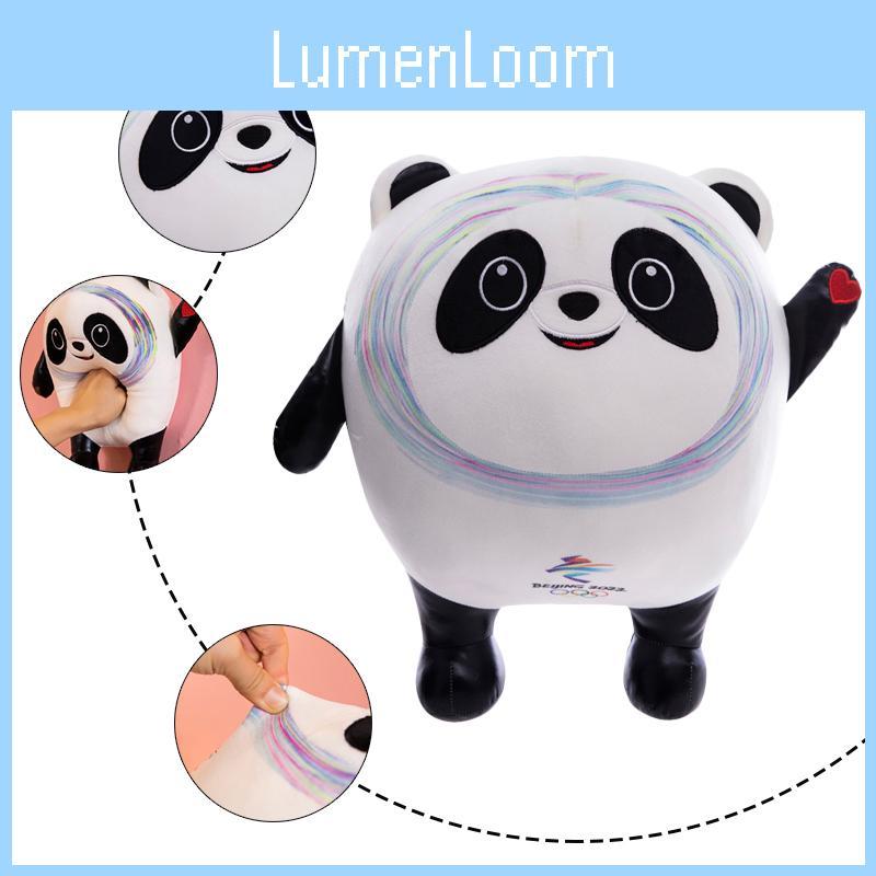 Entzückende Peking 2022 Winterolympia Maskottchen Cartoon Plüschtiere für gemütliche Heimdekoration