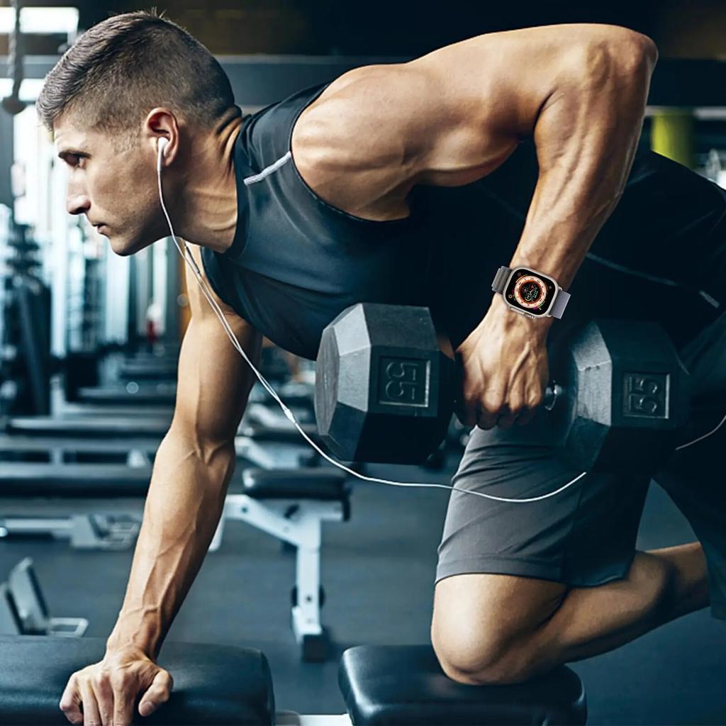 Alpine Loop Strap for Apple Watch Ultra Band 49mm 45mm 44mm 42mm 41mm 40mm Metal C-Hook Bracelets Iwatch SE Series 9 8 7 6 5 4 3