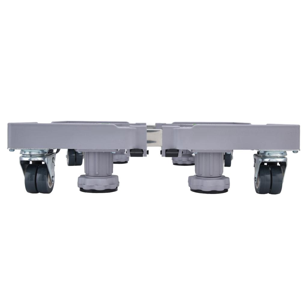 Waschmaschinenständer Multifunktional Beweglich Verstellbare Basis Mobiler Roller mit Feststellrädern