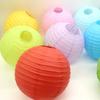 25cm Chinese Round Paper Lantern Christmas Halloween New Year Festive Party Supplies Wedding Baby Shower Birthday Decoration