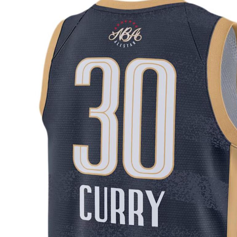 Jordan NBA All-Star 2026 Partita Dri-FIT Swingman Stephen Curry 30 Asciugatura Rapida Girocollo Senza Maniche Maglia da Basket Maglia Uomo IZ4393-420