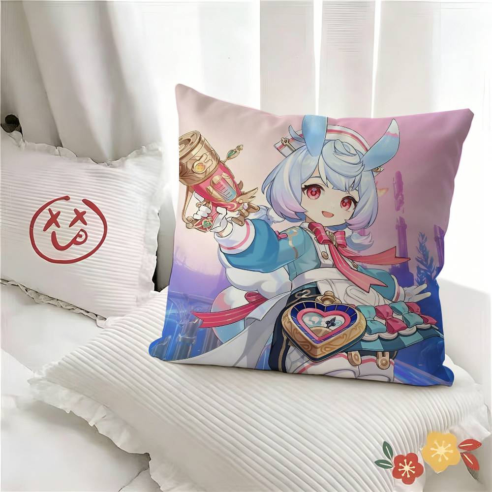 Pc Sigewinne Genshin Impact Pillow Case Fashion Square Pillowcase Bedroom Sofa Room Ins Decoration Leisure
