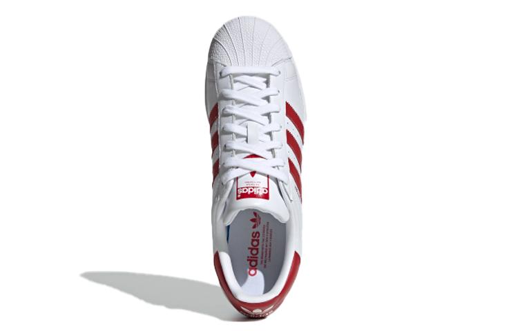 adidas Superstar 'White Scarlet' BD7420