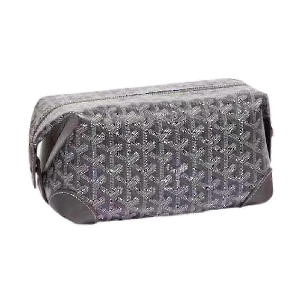 Travel Toiletry Bag PU Leather Multifunctional Makeup Bag for Hotel Bathroom