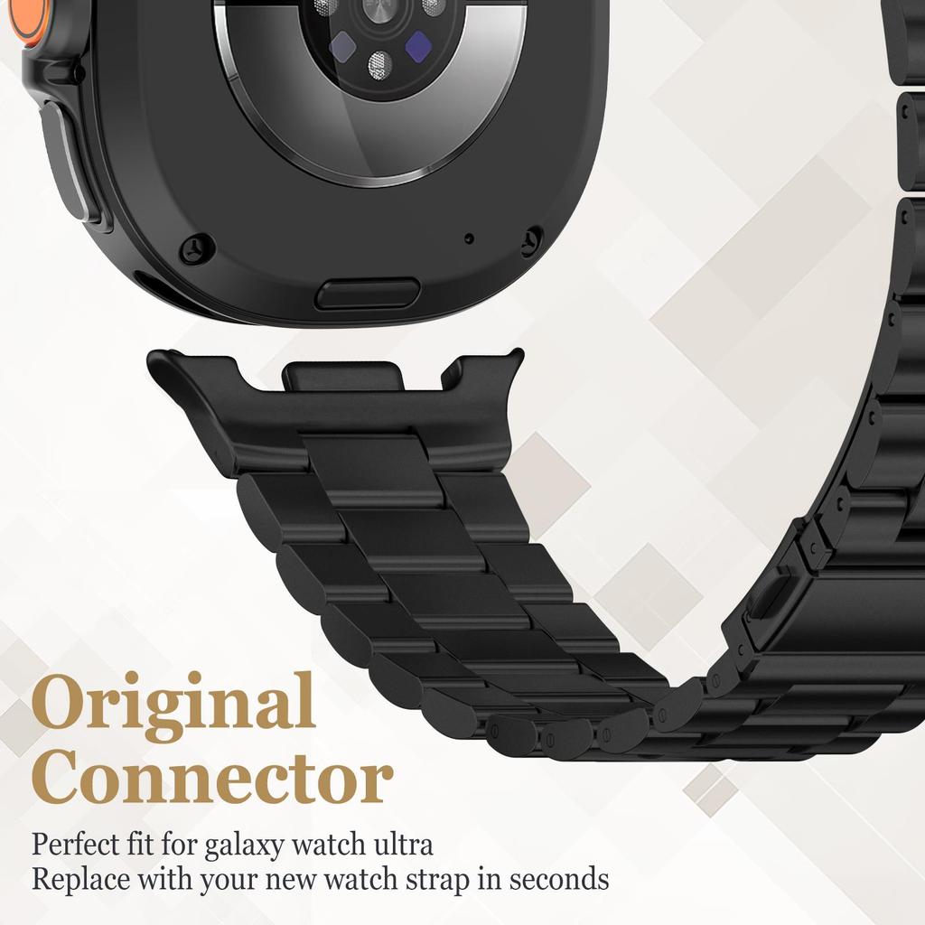 Case+Stainless Steel Strap For Samsung Galaxy Watch 8 44mm 40mm Bracelet+Soft TPU Case Protector For Galaxy Watch 8 44mm Correa