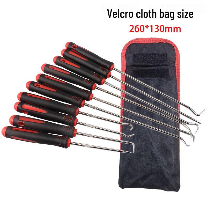 10-Piece Mini Oil Seal Hook Set for Tire and Auto Repair