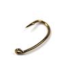 Premium 25pcs Egg Caddis Offset Fly Tying Hook 2X Strong Sharp Nymph Hooks Fly Fishing Hook Size #10 12 14 16 18 Bronzed