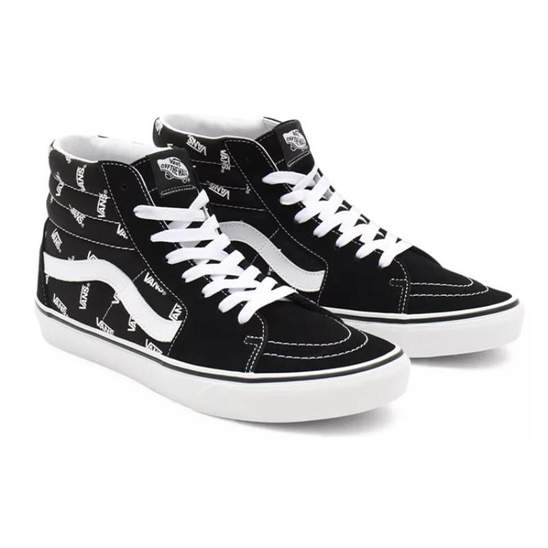 Vans Sk8 Hi 'Vans Allover Logo Black' Vans VN0A32QGQW7