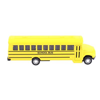 Alloy Inertial School Bus Model Car Model Pull Back Toys Vehicle Gifts Kids Boy Toys For Children Birthday