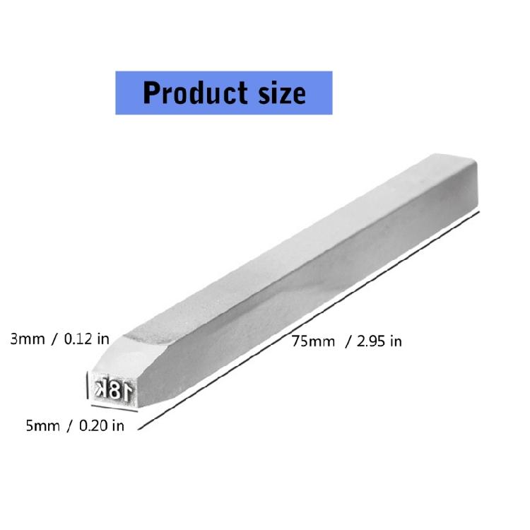 Easy to Use Jewelry Stamp Tool Professional Jewelry Marking Tool With Versatile Applications for Jewelry Crafts