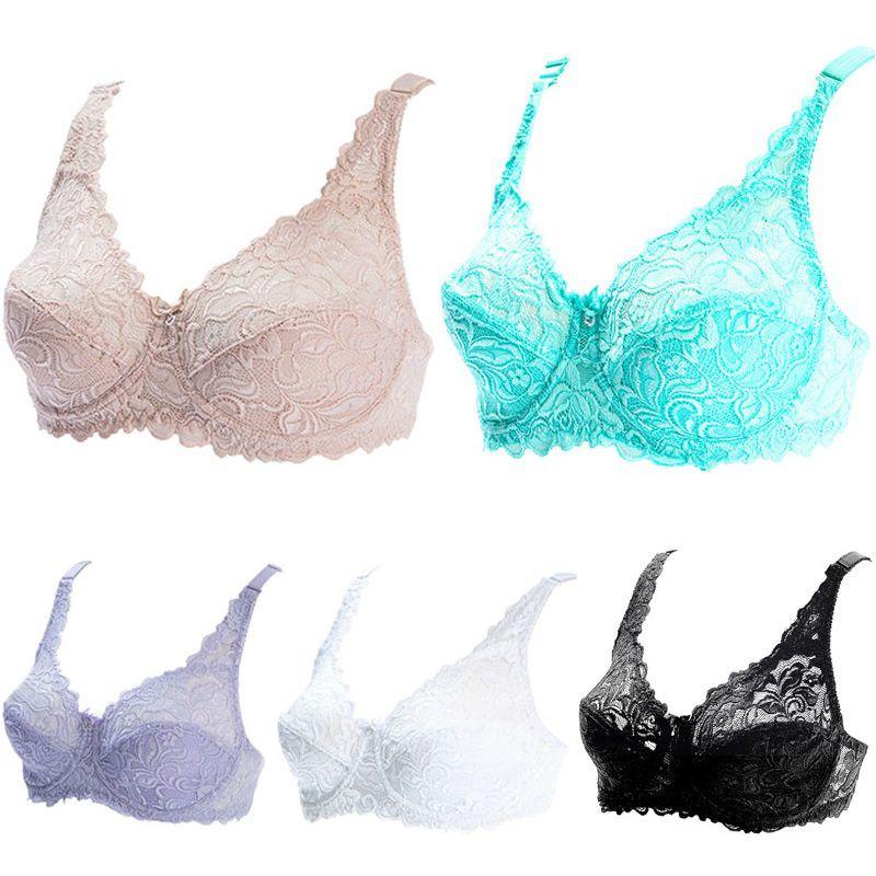 Eleganter Und Sexy Spitze Damen BH Übergröße 75-100 D E Ultradünne Büstenhalter 95e 100e Unterwäsche