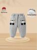Cozy Autumn & Winter Thickened Toddler Boys' Fashion Sports Tapered Pants