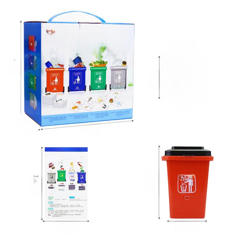 Gioco Educativo per Bambini sulla Classificazione dei Rifiuti - Giocattoli da Tavolo per l'Apprendimento Precoce