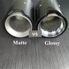 2.5" Matte Carbon Fiber Exhaust Pipe Tip for BMW F83 M5 F10 M6 F12 F13 X5M X6M