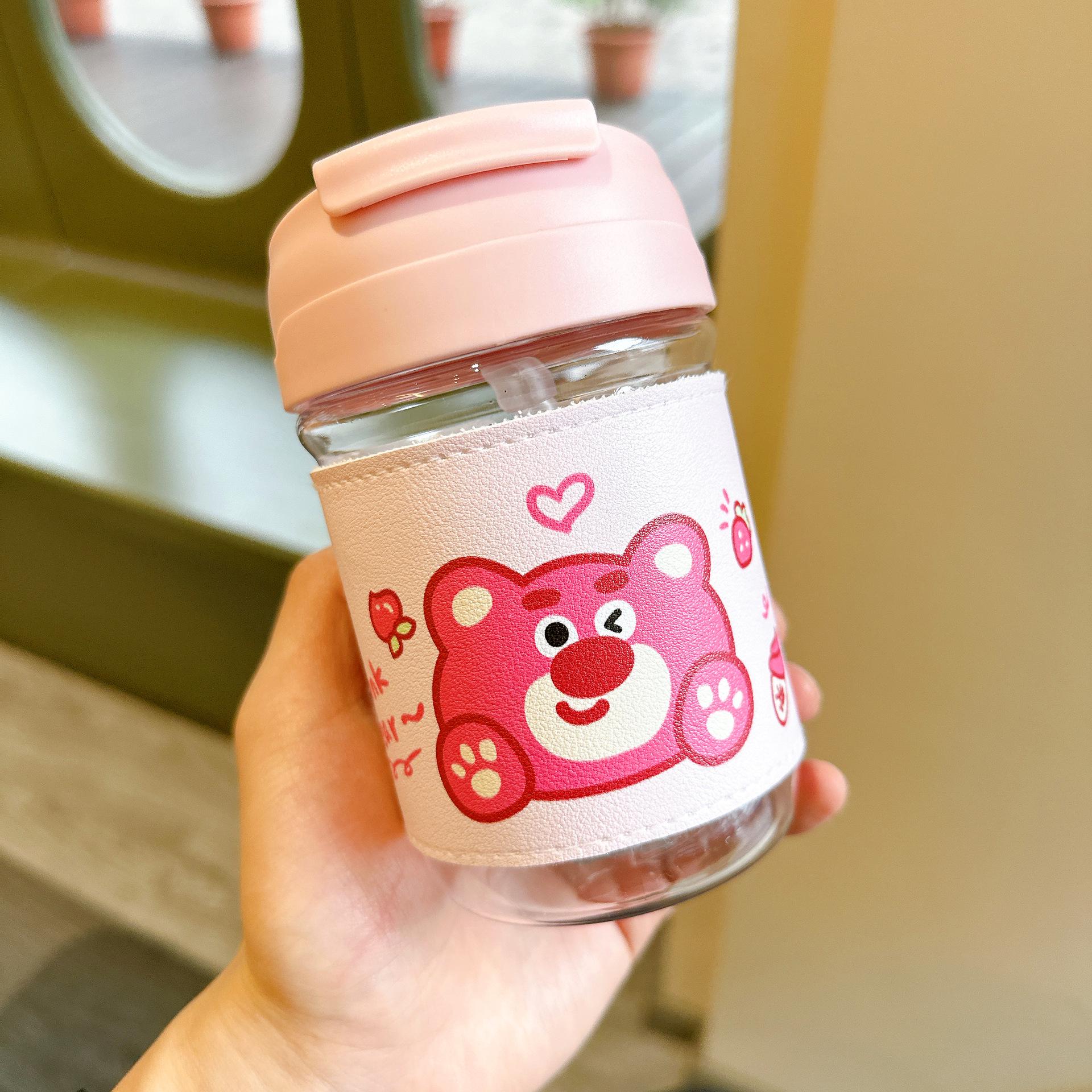 

«Милый мультяшный щенок, переносной двойной стакан для питья, устойчивый к ожогам – удобный и креативный» 500ml