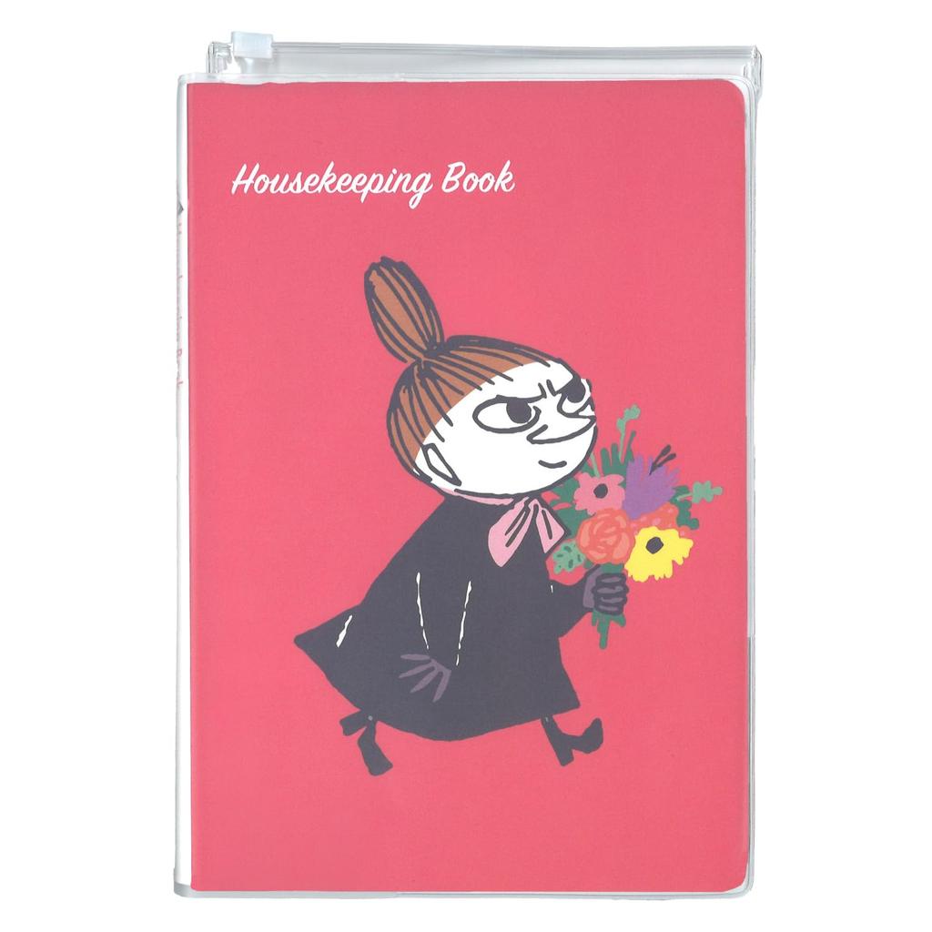 Gakken Stafle Moomin Household Account Book A5 Red Flower D14018