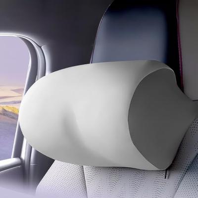 Gadeel Car Headrest Neck Pad with Memory Foam and Breathable Memory Cotton, Easy Installation, Washable, Adjustable, Reduces Fatigue Even During Long