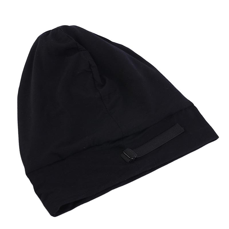 Hot Sale Adjustable Invisible Buckle Satin Lined Nightcap, Elastic Wide-brimmed Pullover Cap, Confinement Cap