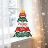 Tiered Wooden Plaque Rustic Hanging Welcome Board Holiday Hanger Wall Pendant  Classroom