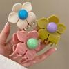 Plastic Flower Hair Claw Hairpin Plastic Shark Clip Fashion Hair Crab Clip  Female