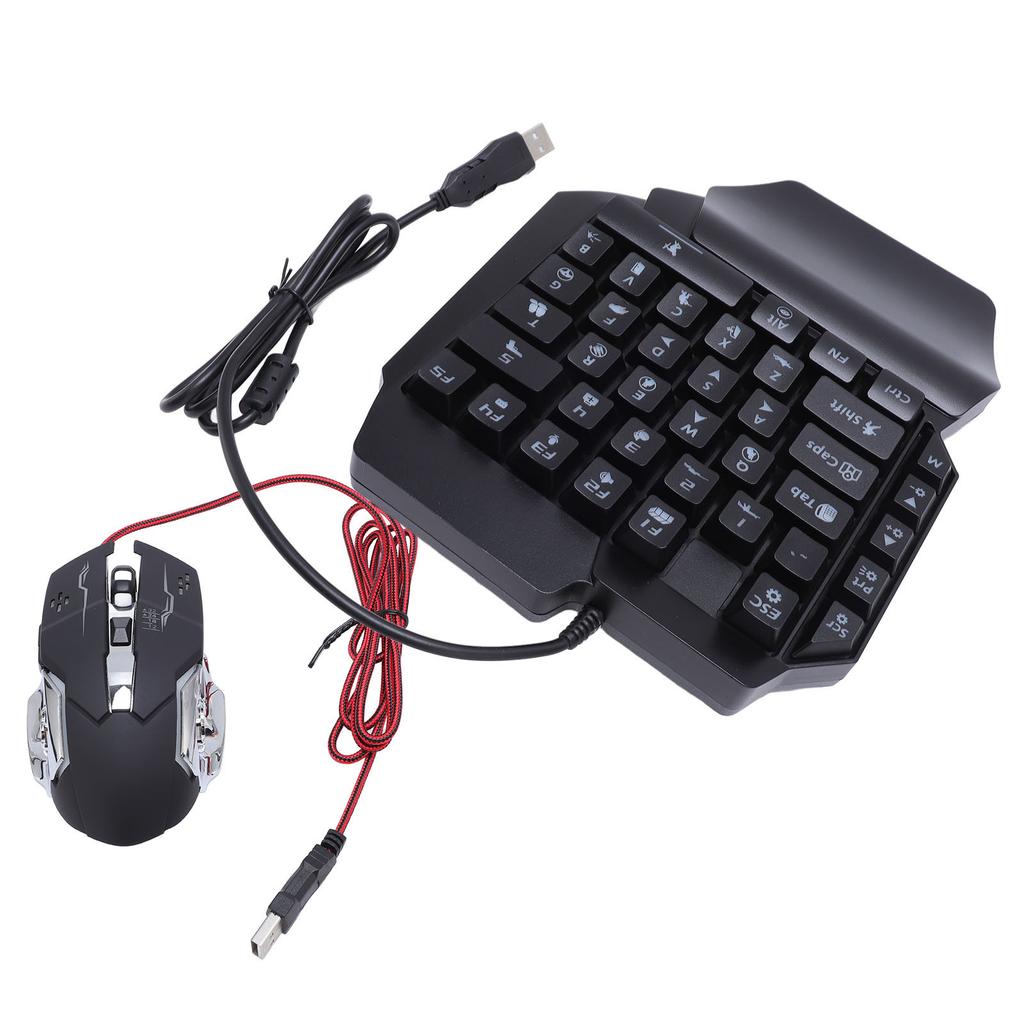 Gaming Keyboard Mouse Converter Mouse Pad Phone Stand Wired Game Keyboard Mouse Adapter for Phone Ta