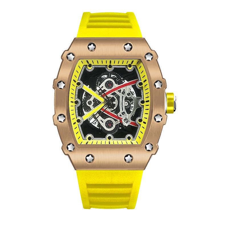 Casual Fashion Domineering Automatic Quartz Hollow Luminous Waterproof Darth Vader 1707 Men'S Watch