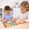 Wooden Puzzle Numbers Mathematics 15 pcs Montessori Learning