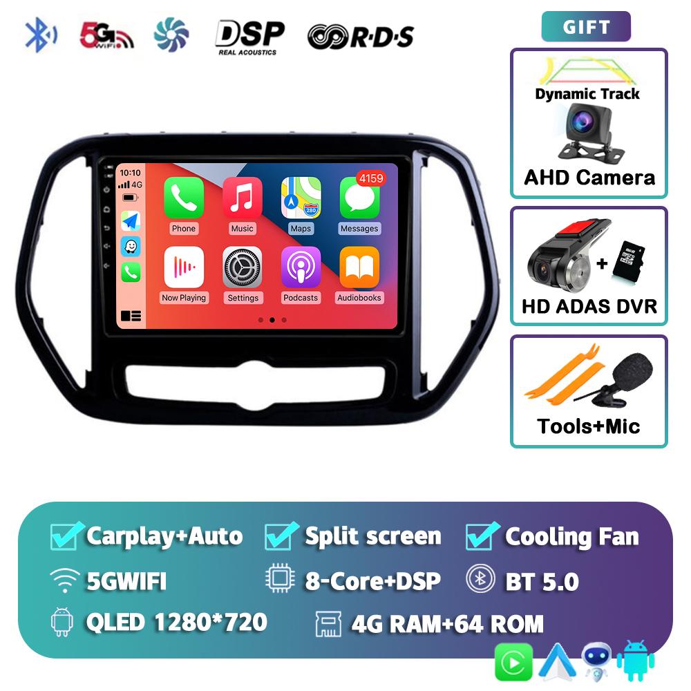 Android 14 Carplay Auto Car Radio For Chery Jetour X70 X70M 2018-2021 Multimedia Video Player Navigation Head Unit DSP Stereo BT