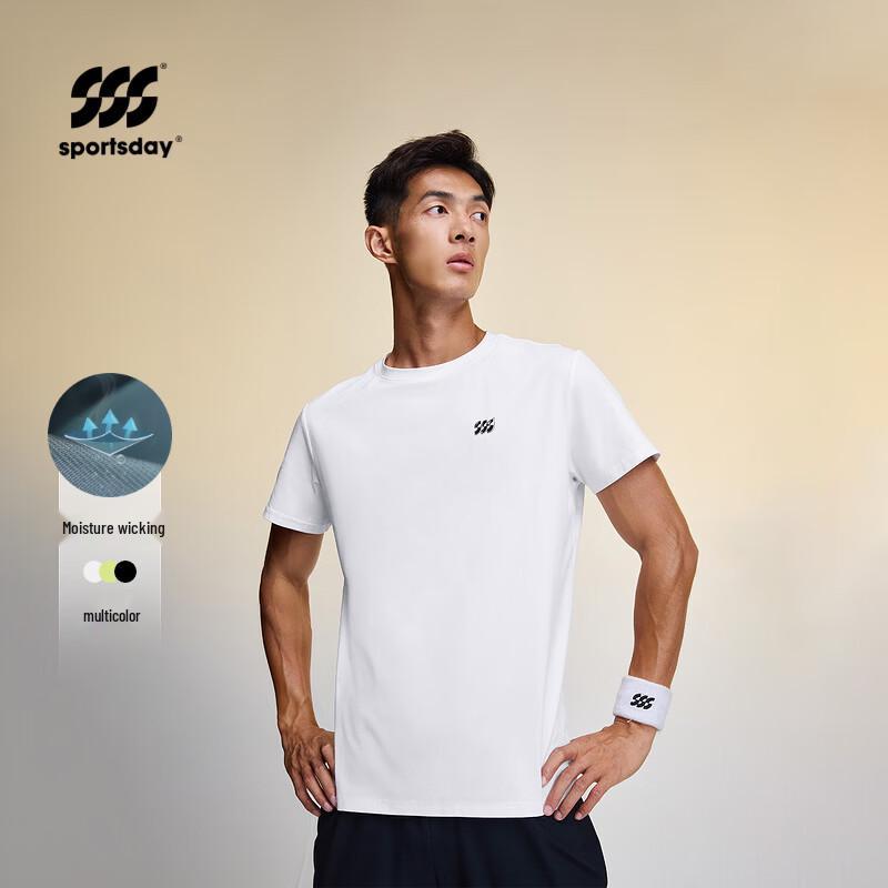 HLA SUWUKOU Joint Print Short Sleeve T-Shirt for Men 3XL