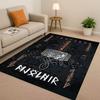 Classic Nordic Viking Totem Vegvisir Rune Valhalla Valknut Living Room Non-Slip Area Rug Carpet for Bedroom Sofa,Home Doormat