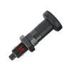 Perno di indicizzazione a molla retrattile autobloccante M10/M12/M16/M20, perno di posizionamento, perno con pomello in plastica con dado