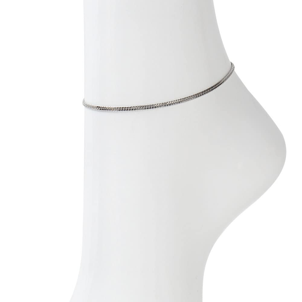 Waren Kihei Fußkettchen Platin Doppel 5g 23cm Nakatome Kette Prägung Mint-Zertifizierungszeichen pt850 Gold [Happy Shop] 6-seitig Herren Damen